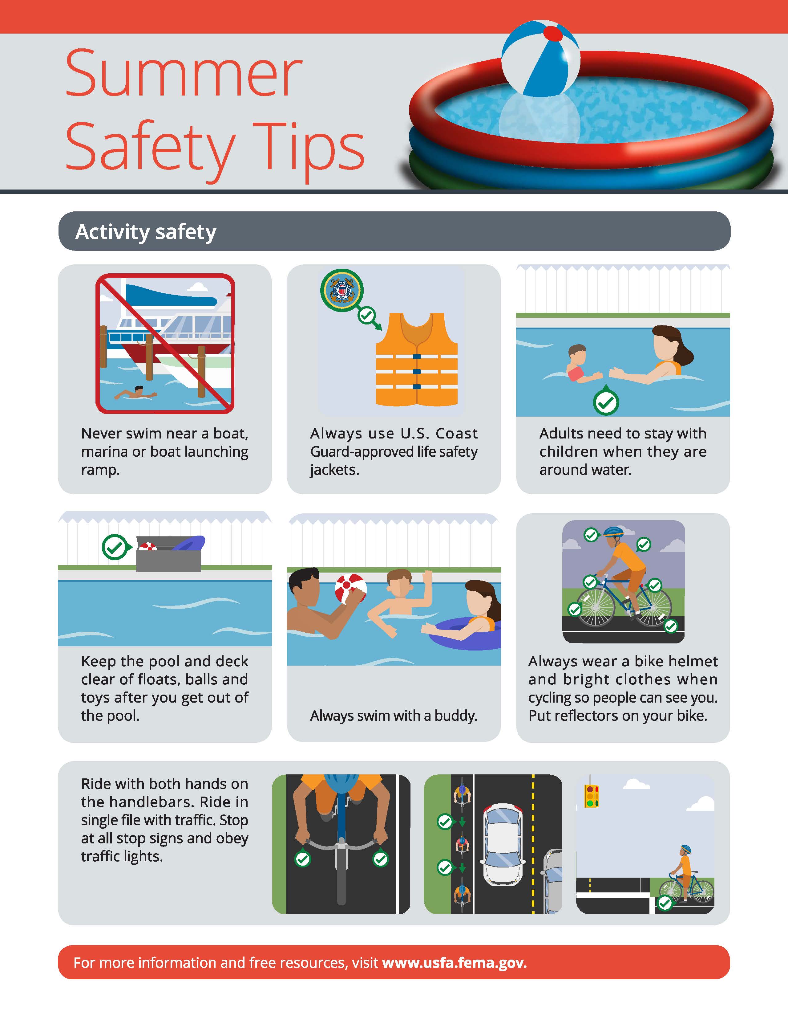 Summer Safety Tips | Brighton Area Fire Authority