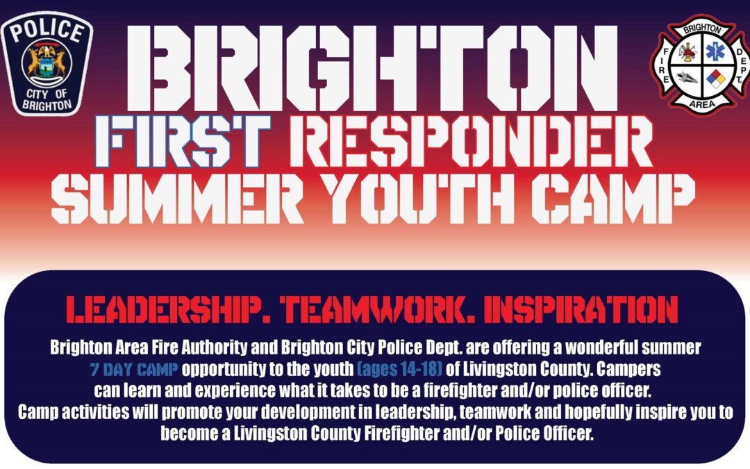 2024 Brighton First Responder Summer Youth Camp